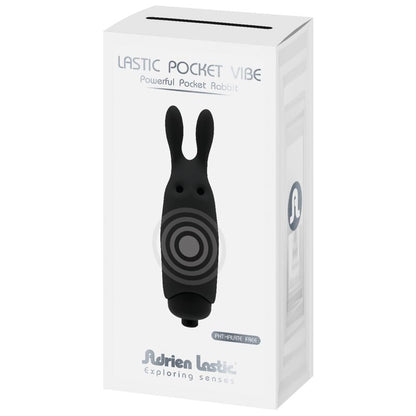 ADRIEN LASTIC - LASTIC POCKET BLACK RABBIT VIBRATOR ADRIEN LASTIC