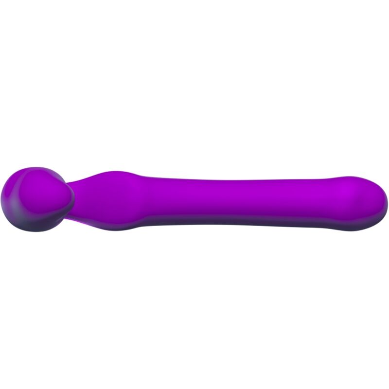 ADRIEN LASTIC - QUEENS STRAP-ON FLEXIBLE VIOLET SIZE M - ToysByMonk