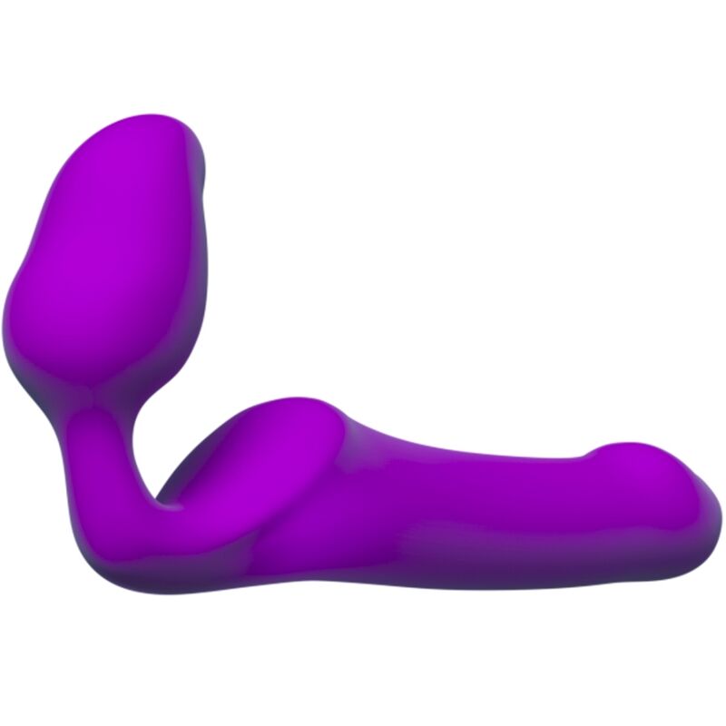 ADRIEN LASTIC - QUEENS STRAP-ON FLEXIBLE VIOLET SIZE M - ToysByMonk