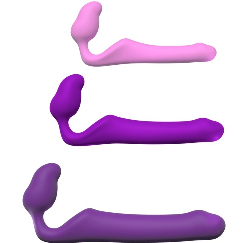ADRIEN LASTIC - QUEENS STRAP-ON FLEXIBLE VIOLET SIZE L - ToysByMonk