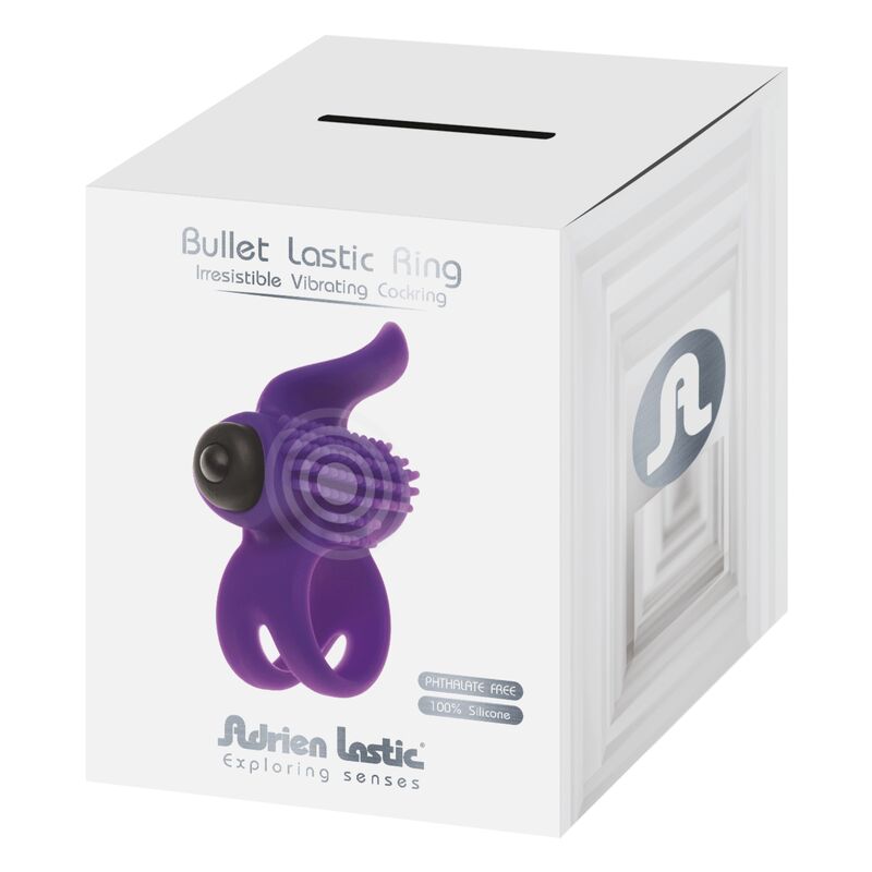 ADRIEN LASTIC - BULLET LASTIC VIOLET VIBRATOR RING ADRIEN LASTIC