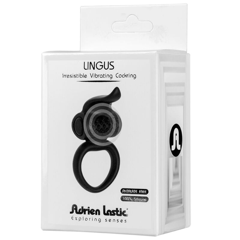 ADRIEN LASTIC - LINGUS BLACK VIBRATOR RING ADRIEN LASTIC