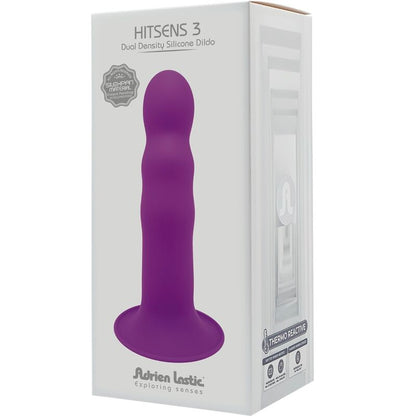 ADRIEN LASTIC - HITSENS 3 SILICONE DILDO VIOLET - ToysByMonk