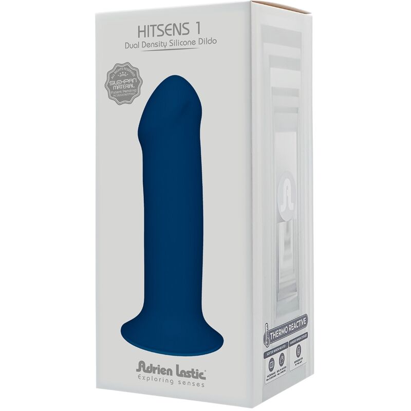 ADRIEN LASTIC - HITSENS 1 SILICONE DILDO BLUE - ToysByMonk