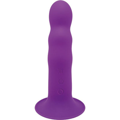 ADRIEN LASTIC - HITSENS VIBE 3 SILICONE DILDO VIOLET - ToysByMonk