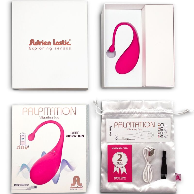ADRIEN LASTIC - PALPITATION VIBRATING EGG PINK - FREE APP ADRIEN LASTIC