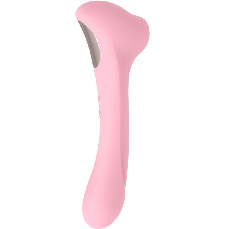 FEMINTIMATE - DAISY MASSAGER SUCTION AND VIBRATOR PINK - ToysByMonk