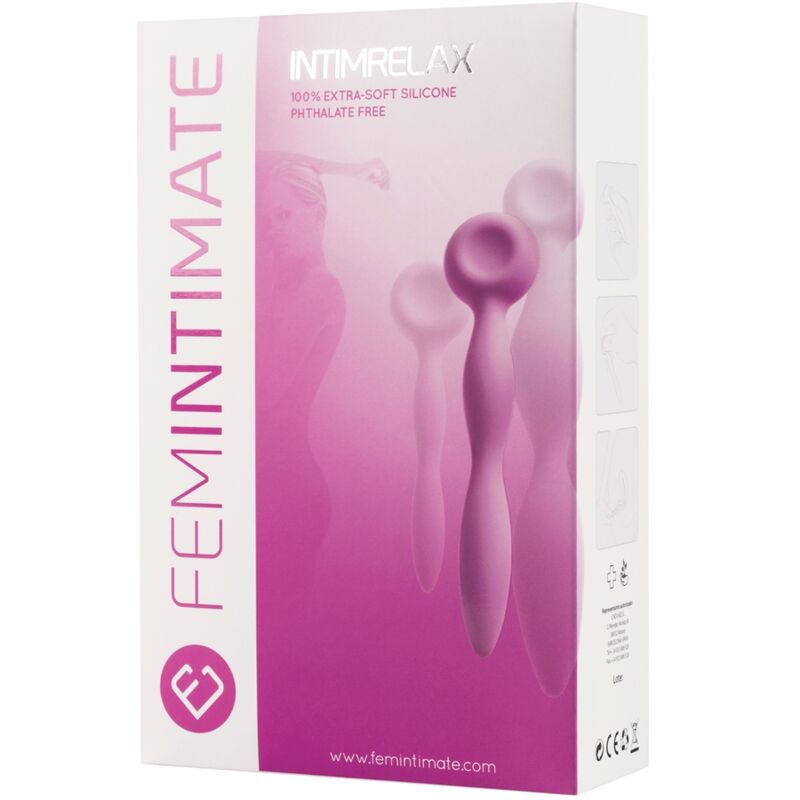 FEMINTIMATE - INTIMRELAX SET 3 VAGINAL DILATORS - ToysByMonk