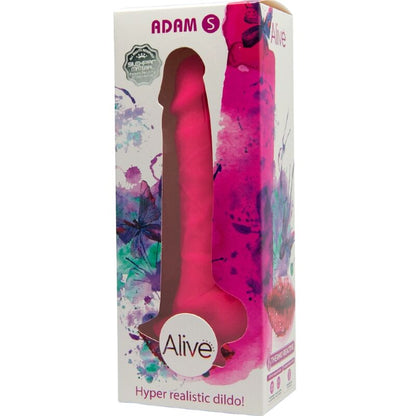 ALIVE - ADAM S REALISTIC PENIS FUCHSIA 17.75 CM - ToysByMonk