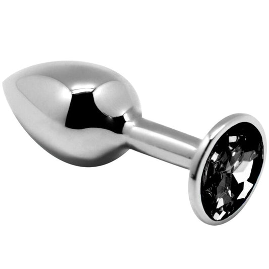 ALIVE - ANAL PLEASURE MINI PLUG METAL BLACK SIZE M - ToysByMonk