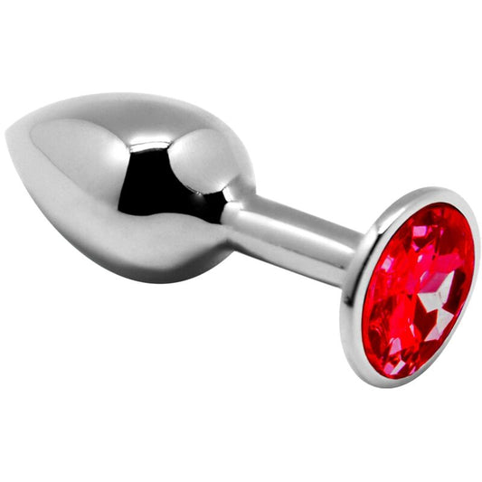 ALIVE - ANAL PLEASURE MINI PLUG METAL RED SIZE L - ToysByMonk