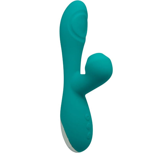 ALIVE - CARIBBEAN SHINE VIBRATOR & SUCKER BLUE - ToysByMonk