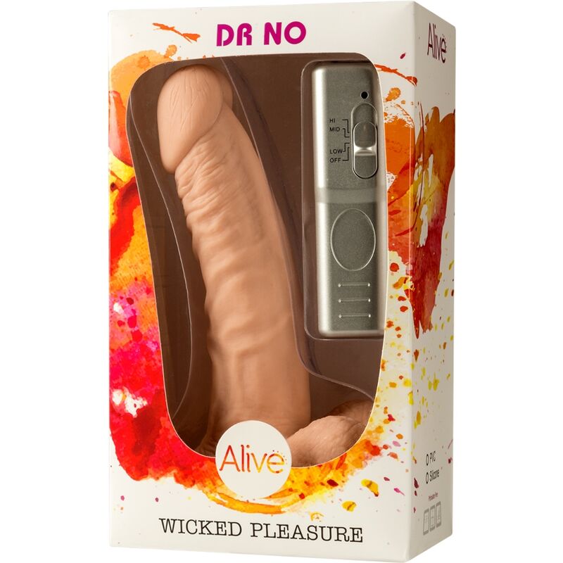 ALIVE - DR. NO REALISTIC PENIS VIBRATOR 18 CM - ToysByMonk