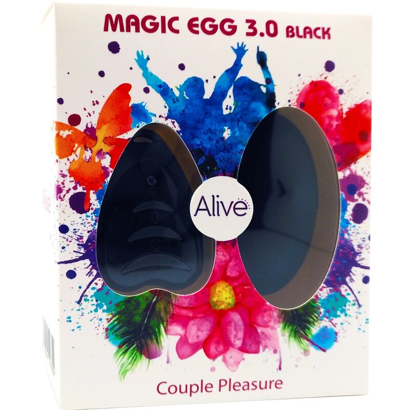 ALIVE - MAGIC EGG 3.0 VIBRATING EGG REMOTE CONTROL BLACK - ToysByMonk
