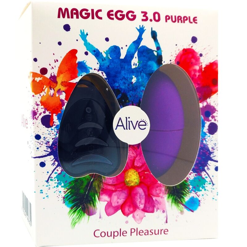 ALIVE - MAGIC EGG 3.0 VIBRATING EGG REMOTE CONTROL VIOLET - ToysByMonk
