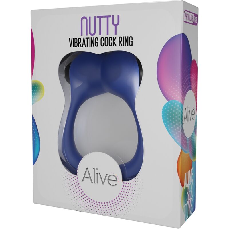 ALIVE - NUTTY VIBRATING RING BLUE - ToysByMonk
