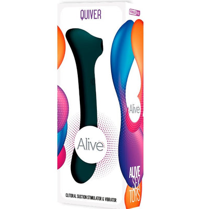 ALIVE - QUIVER SUCKER & VIBRATOR GREEN - ToysByMonk