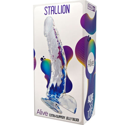 ALIVE - STALLION REALISTIC PENIS TRANSPARENT 22 CM ALIVE