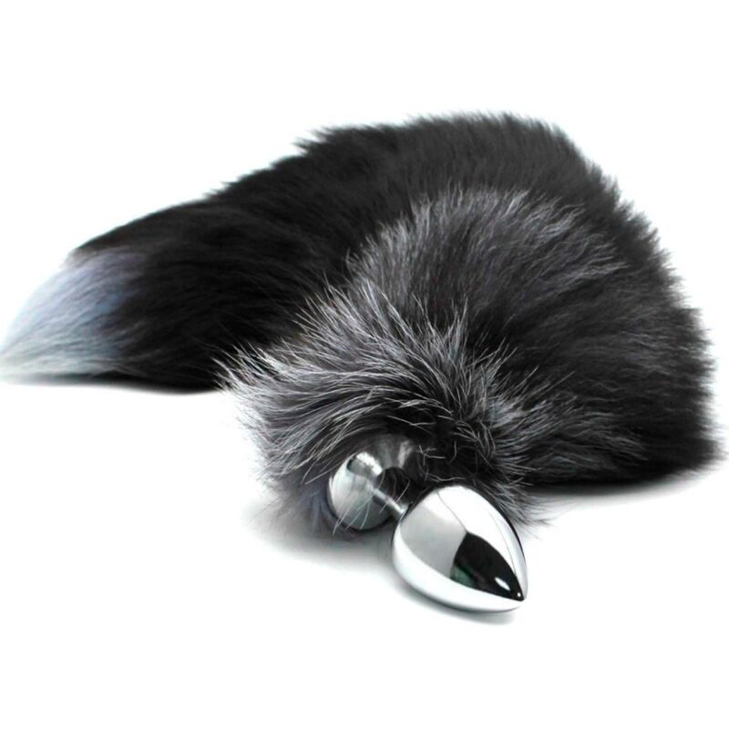 ALIVE - ANAL PLEASURE PLUG METAL FOX TAIL SIZE M - ToysByMonk