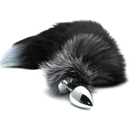 ALIVE - ANAL PLEASURE PLUG METAL FOX TAIL SIZE M - ToysByMonk
