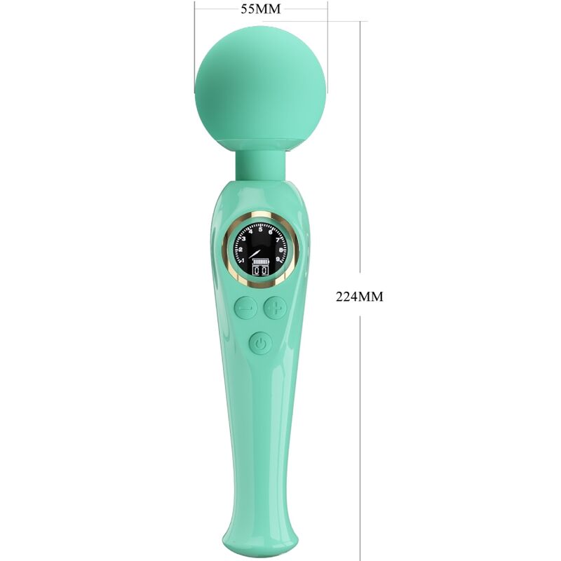 PRETTY LOVE - SKYLER GREEN WAND VIBRATOR PRETTY LOVE LED