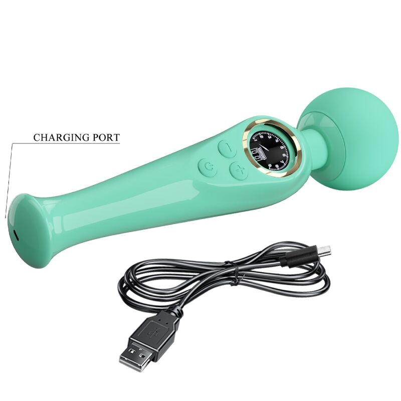 PRETTY LOVE - SKYLER GREEN WAND VIBRATOR PRETTY LOVE LED