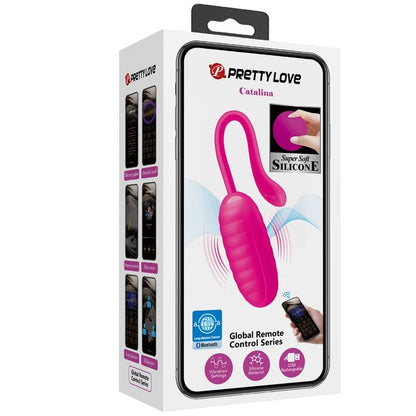PRETTY LOVE - CATALINA PINK RECHARGEABLE VIBRATING EGG PRETTY LOVE SMART
