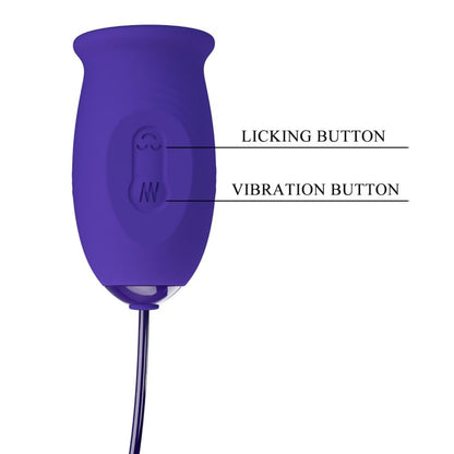 PRETTY LOVE - DAISY YOUTH VIOLET RECHARGEABLE VIBRATOR STIMULATOR - ToysByMonk