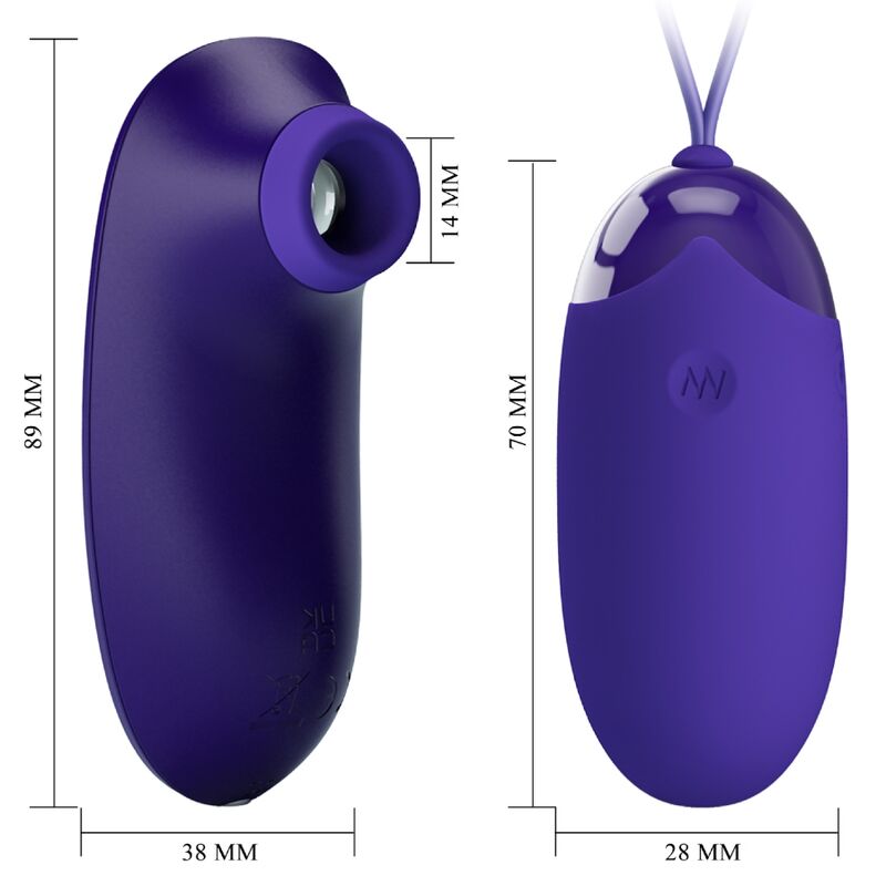 PRETTY LOVE - STIMULATOR AND PORTABLE EGG PRETTY LOVE YOUTH