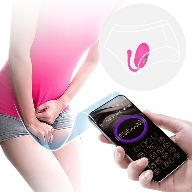 PRETTY LOVE - DOREEN RECHARGEABLE VIBRATING EGG MAGENTA PRETTY LOVE SMART