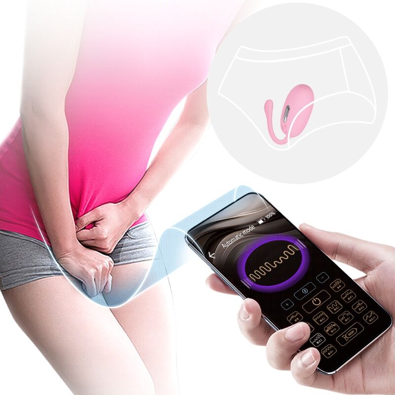 PRETTY LOVE - DOREEN PINK RECHARGEABLE VIBRATING EGG PRETTY LOVE SMART