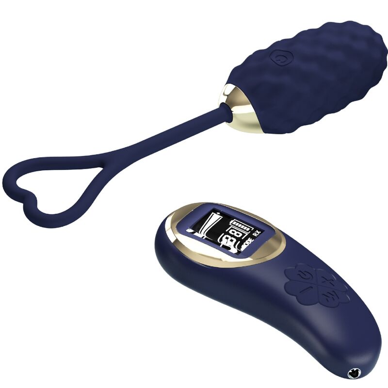 PRETTY LOVE - VIVIAN BLUE REMOTE CONTROL VIBRATING EGG PRETTY LOVE LED