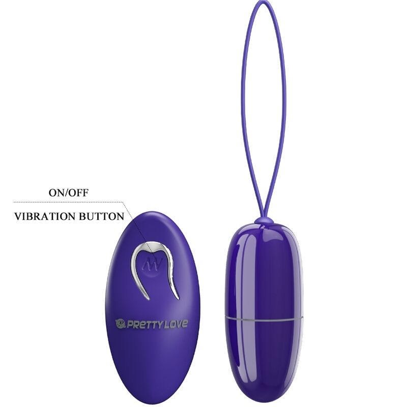 PRETTY LOVE - SELKIE YOUTH MINI VIBRATING EGG VIOLET REMOTE CONTROL PRETTY LOVE YOUTH
