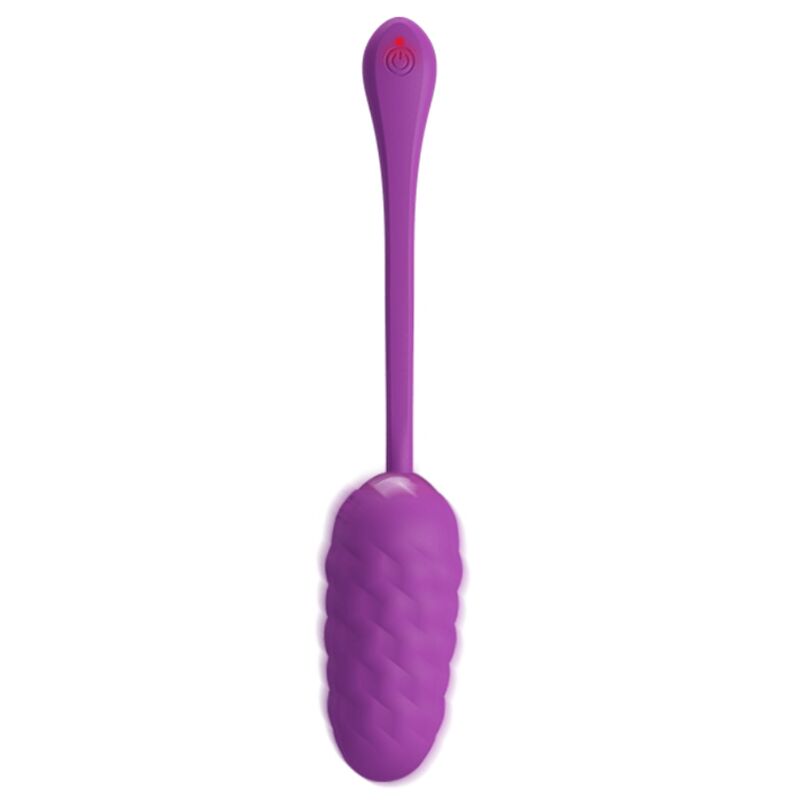 PRETTY LOVE - VIBRATING EGG WITH PURPLE RECHARGEABLE MARINE TEXTURE PRETTY LOVE SMART