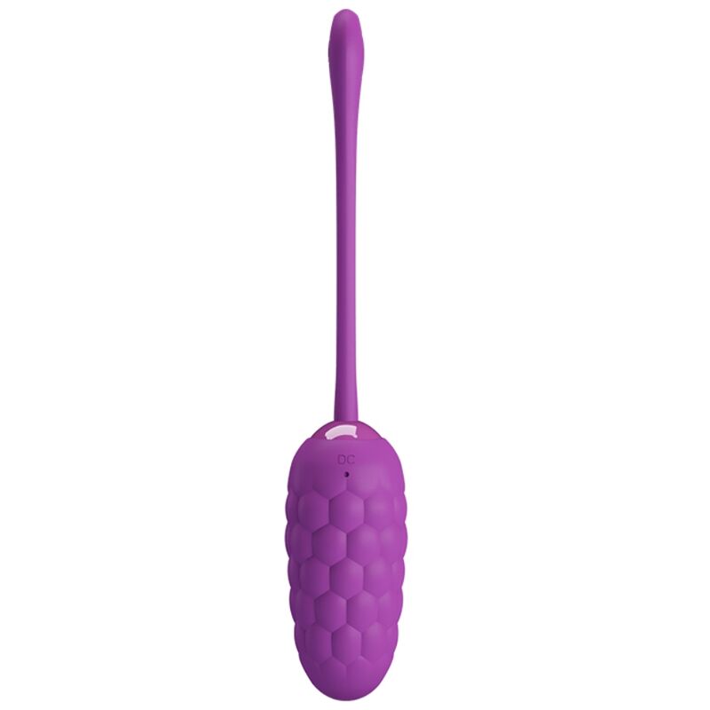 PRETTY LOVE - VIBRATING EGG WITH PURPLE RECHARGEABLE MARINE TEXTURE - ToysByMonk