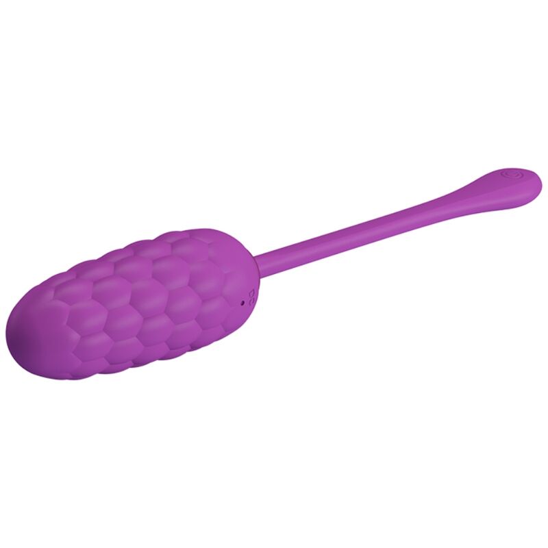 PRETTY LOVE - VIBRATING EGG WITH PURPLE RECHARGEABLE MARINE TEXTURE - ToysByMonk
