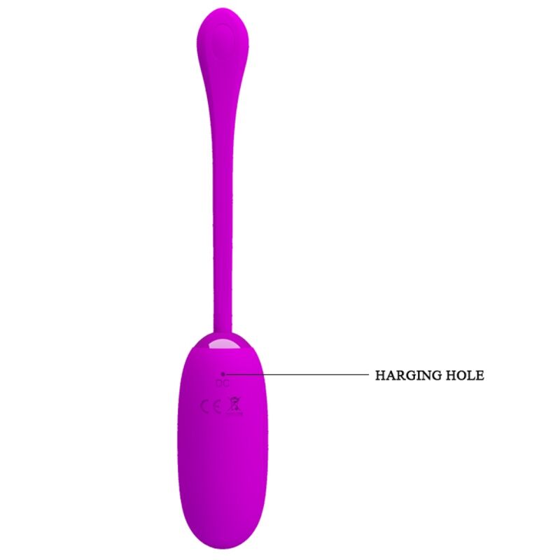 PRETTY LOVE - JULIUS WATERPROOF-RECHARGEABLE VIBRATING EGG PURPLE - ToysByMonk