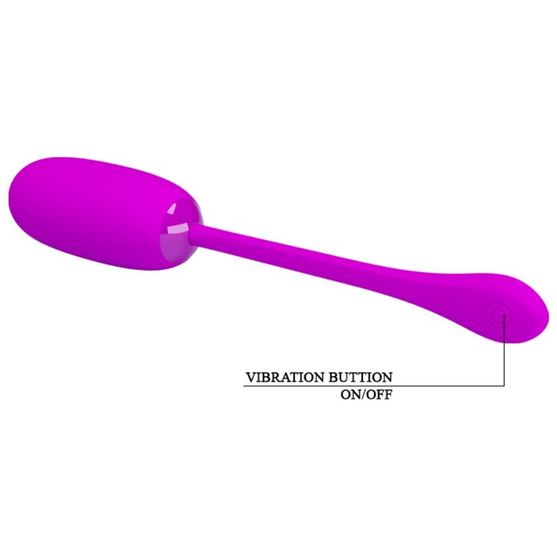 PRETTY LOVE - JULIUS WATERPROOF-RECHARGEABLE VIBRATING EGG PURPLE - ToysByMonk