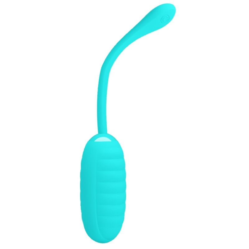 PRETTY LOVE - KIRK RECHARGEABLE VIBRATING EGG LIGHT GREEN - ToysByMonk