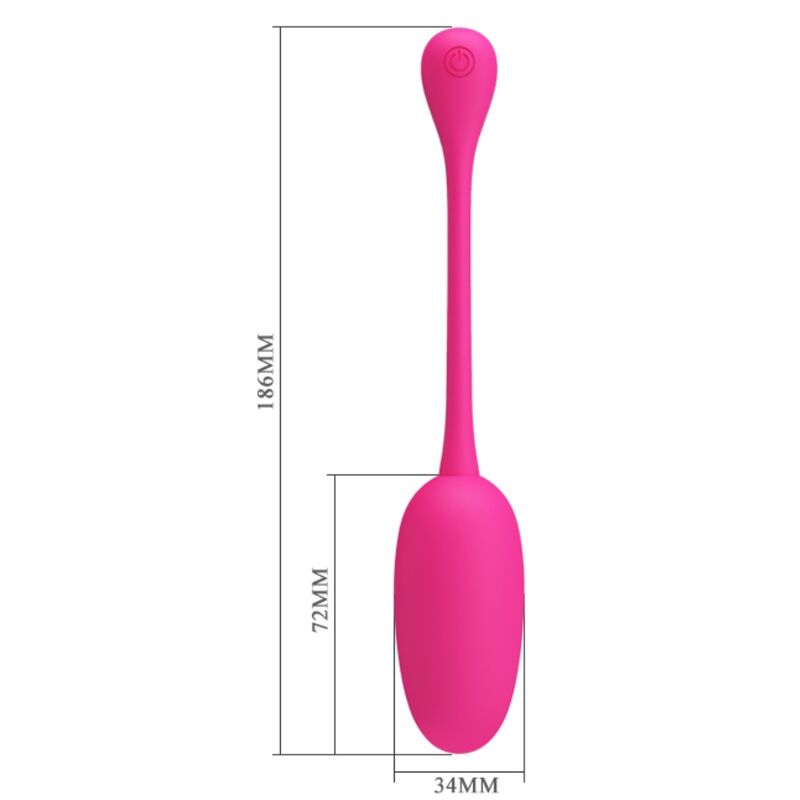 PRETTY LOVE - KNUCKER PINK RECHARGEABLE VIBRATING EGG PRETTY LOVE FLIRTATION