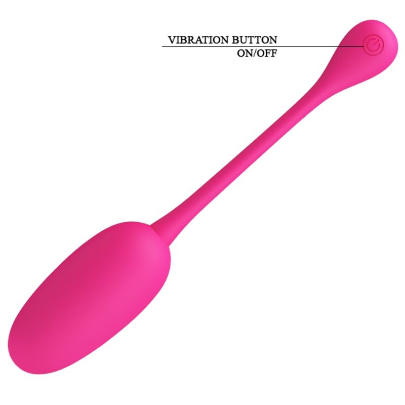 PRETTY LOVE - KNUCKER PINK RECHARGEABLE VIBRATING EGG - ToysByMonk