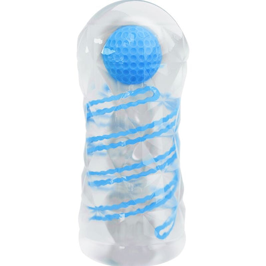 PRETTY LOVE - SMALL MASTURBATOR WITH BLUE SPIRALS - ToysByMonk