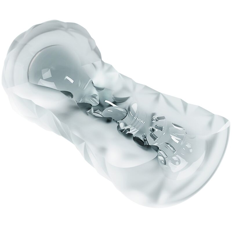PRETTY LOVE - SMALL MASTURBATOR WITH BLUE SPIRALS - ToysByMonk