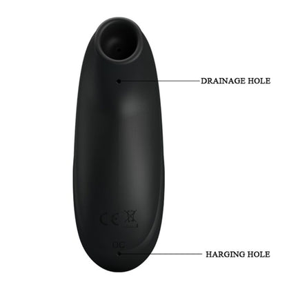 PRETTY LOVE - BLACK RECHARGEABLE LUXURY SUCTION MASSAGER - ToysByMonk