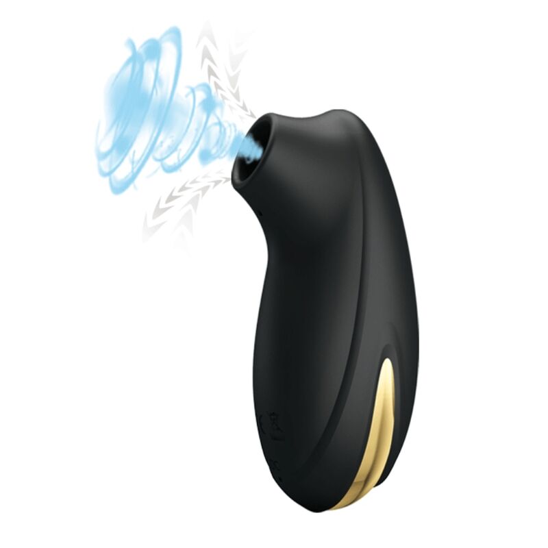 PRETTY LOVE - BLACK RECHARGEABLE LUXURY SUCTION MASSAGER - ToysByMonk
