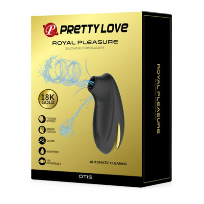PRETTY LOVE - BLACK RECHARGEABLE LUXURY SUCTION MASSAGER - ToysByMonk