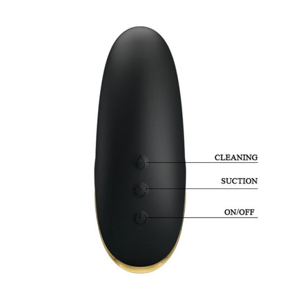 PRETTY LOVE - BLACK RECHARGEABLE LUXURY SUCTION MASSAGER - ToysByMonk