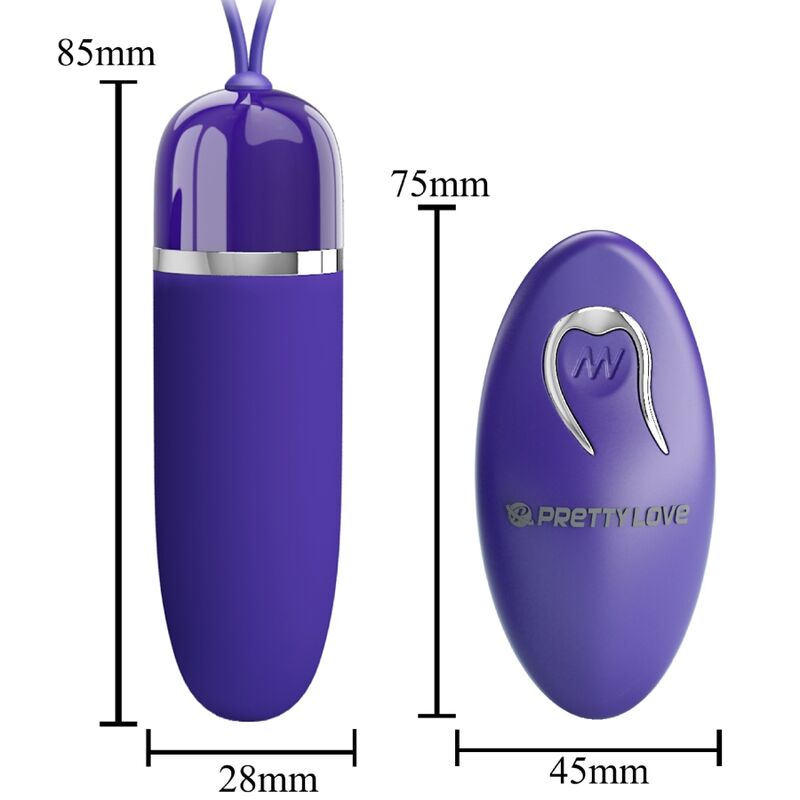 PRETTY LOVE - DARLENE YOUTH VIOLET MINI VIBRERENDE KOGEL