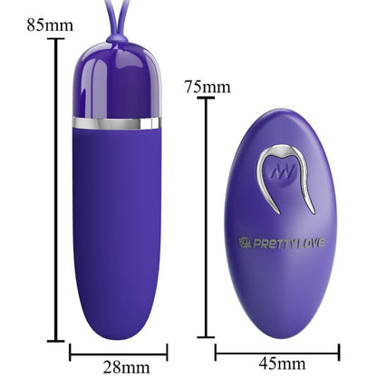 PRETTY LOVE - DARLENE YOUTH VIOLET MINI VIBRERENDE KOGEL