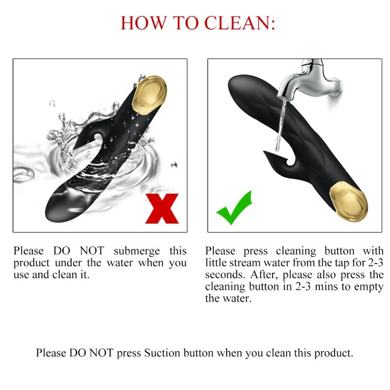 PRETTY LOVE - BLACK RECHARGEABLE GOLD PLATED LUXURY VIBRATOR PRETTY LOVE C-TYPE